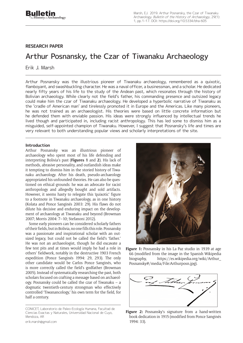 Arthur posnansky tiahuanaco pdf software pdf